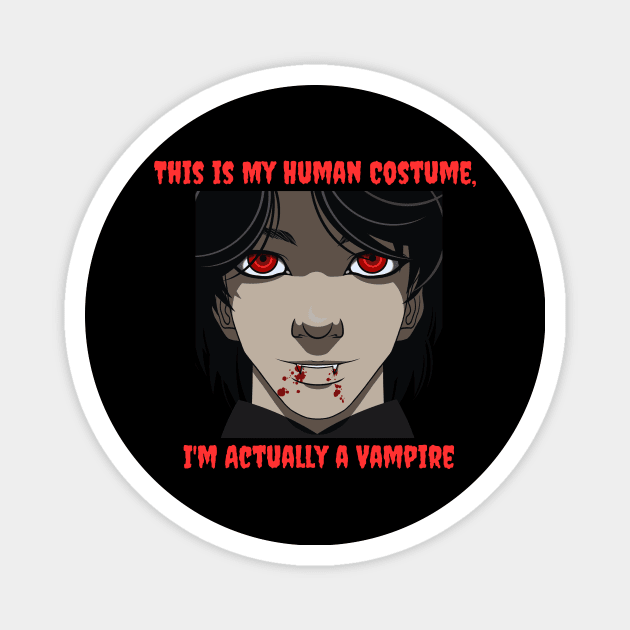 This Is My Human Costume Magnet by BarnesPrintHub